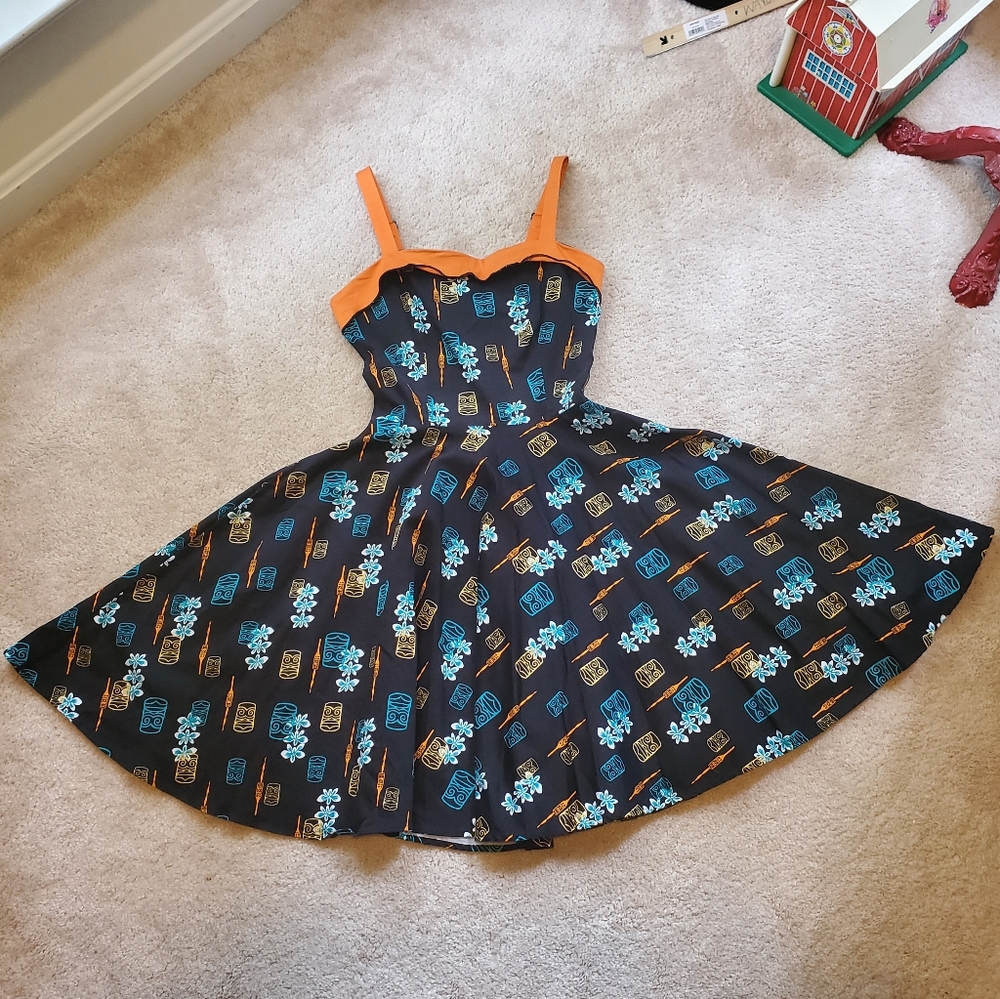 PUG Pinup Coture Tiki swing dress size Medium
